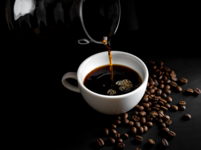 Black Coffee in the Morning and Green Tea in the Afternoon Black Coffee