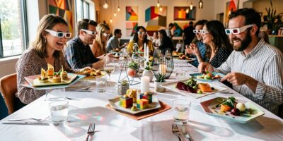 How to Host a Mind-Bending 3D-Themed Dinner Party